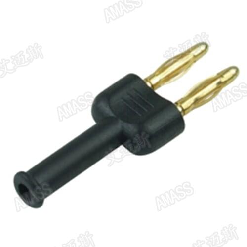 3pcs Amass Gold-plated short-circuit plug 2mm male *2 to 2mm female 5.08mm pitch