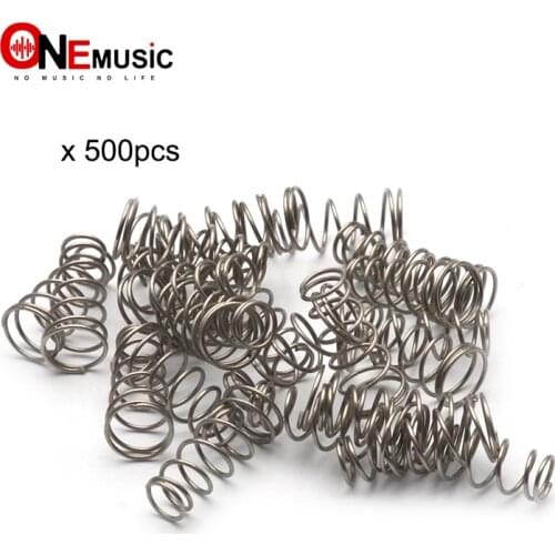 500pcs Pickups installing Spring Single Coil Pickups Height Adjusting Springs 15x5x7MM Guitar Parts