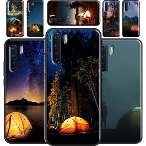 Camping Nature Mountain Case For OPPO A93 A91 A83 A5 A9 A31 A53 2020 A52 A72 A15 A3S A5S F5 Find X3 Pro Cover Capa