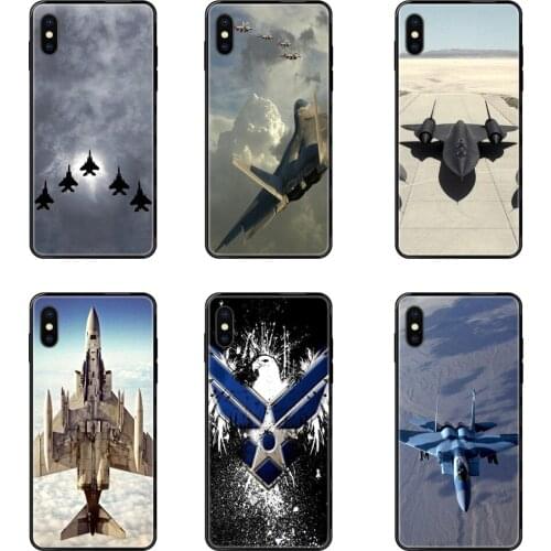 Less For Samsung Galaxy Note 4 8 9 10 20 Plus Pro Ultra J6 J7 J8 M30s M80s 2017 2018 Usaf Us Air Force Black Soft TPU Cell