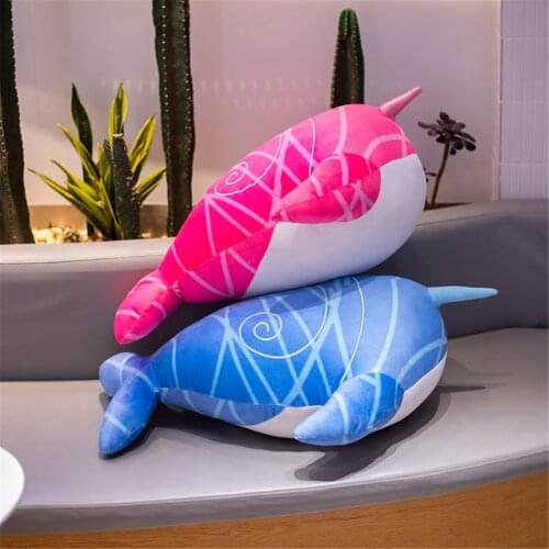 Cosmile Original Hand Made Genshin Impact The Whale Pillow Plush Big Doll Toys Gift Back Cushion