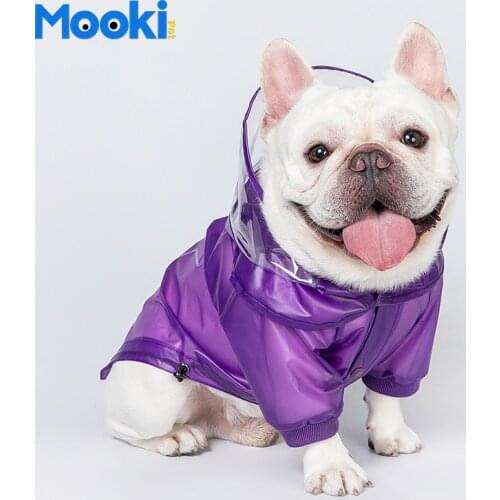 Dog raincoat waterproof dog clothes dog raincoat chihuahua french bulldog pet clothes dogs clothes pets dog costume mooki-15