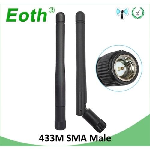 433MHz Antenna LORA 3dBi SMA Male Connector antenne 433 IOT antena directional waterproof Folding 433M antennas Lorawan Gasmeter