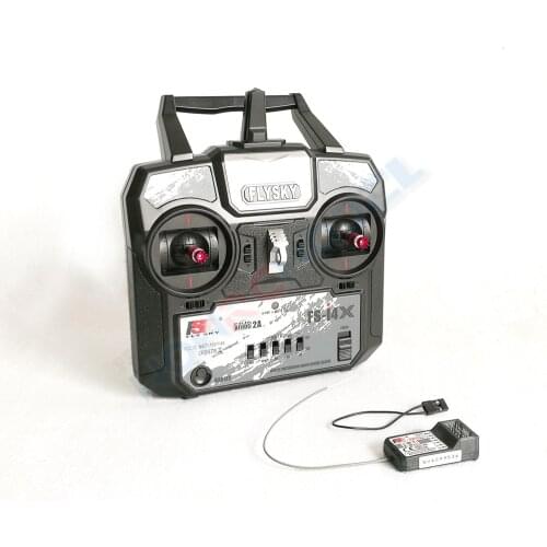Newest Flysky FS-i4X 2.4G 4ch RC Transmitter Controller with FS-A6 Receiver For RC Helicopter Plane Quadcopter Glider