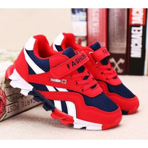 Kids Autumn Sneakers Mesh Sports Shoes for Boys Lightweight Children Spring Casual Breathable Girls Flexible Sole Soft Bottom