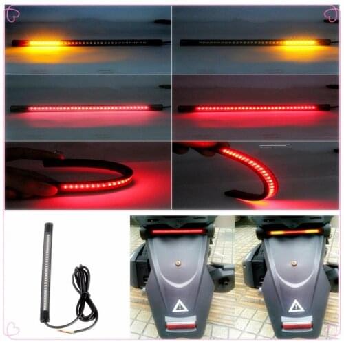 Motorcycle Strip LED Tail Brake Stop Turn Signal Light for YAMAHA XJ6 N XJ6 DIVERSION XSR 700 ABS XSR 900 ABS 1200
