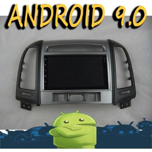 Android 10 radio tape recorder 8-core car multimedia GPS Navigation for HYUNDAI SANTA FE 2011 full touch video player + frame