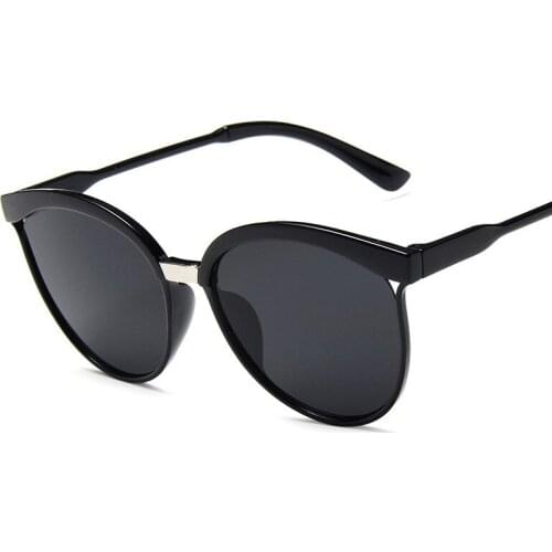 Retro Designer Super Round Circle Glasses Cat Eye Men Sunglasses Full Frame Glasses Driver Goggles