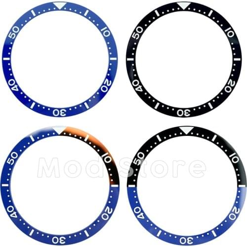 Flat 38mm BGW9 Lume C3 Lume Top Quality Ceramic Bezel Insert SKX007/SKX009/SKX011 Mod Super LumiNova