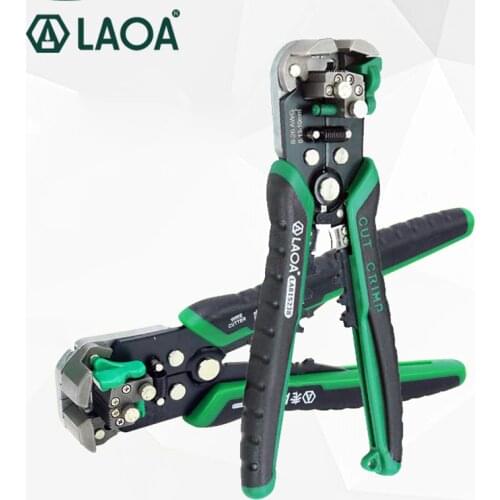 LAOA Wire Stripping Pliers Professional Electricians Pliers Automatic Stripping Tool Cable cutting Crimping terminal