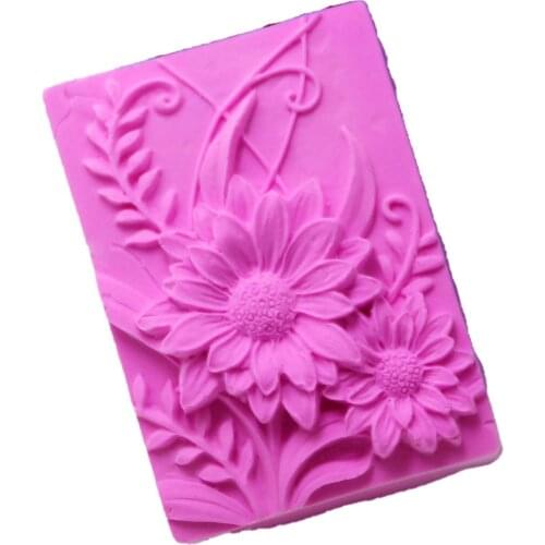 Flower Handmade Soap Liquid Silicone Mold Cake Decoration Mold Essential Oil Cold Soap Mold