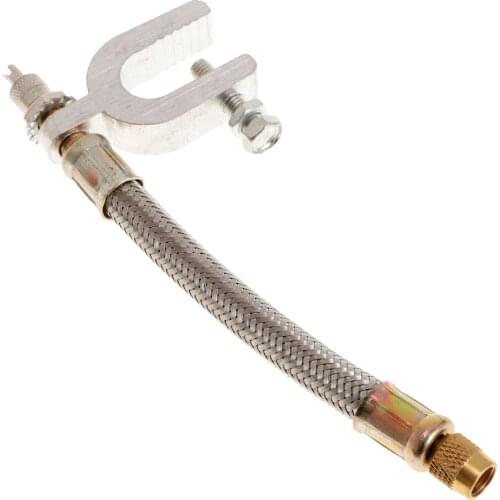 Tire Valve Extension Flexible Extension with Aluminum Clamp for Truck Bus