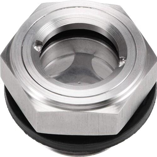 Metric Thread Stainless Steel Oil Sight Glass,Oil Viewports,Liquid Indicator Window For Air Compressor Gearbox Roots Blower Pump