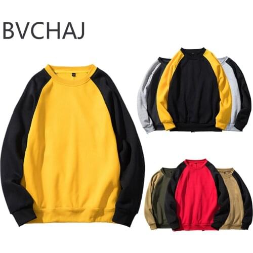 Mens Clothing Brand Spring Fall Fleece Hoodie Fashion Sweatshirt Splicing Collision Color Mens And Womens Casual Hoodie