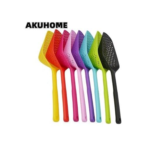 High-quality Kitchen Colander Oil Filter Spoon Filter Cooking Shovel Vegetable Strainer Scoop Kitchen Accessories Cooking
