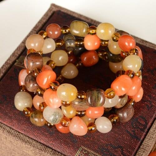 Handmade Jade Bracelet Womens Party Birthday Gift Boutique Natural High-quality Gold and Jade Bracelet