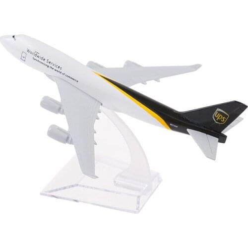 16CM Airplane Model 1:400 UPS 747 Metal Aircraft Diecast Model Collectionl Gift