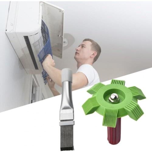 2Pcs/Set Universal Fin Comb Cleaning Brush Air Conditioner Cleaning Comb for Oil Cooler Radiator Condenser Evaporator