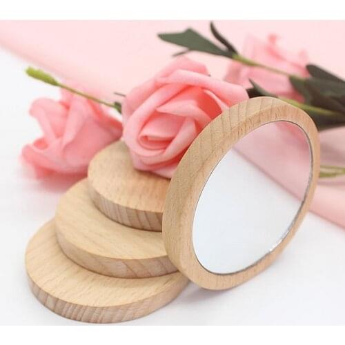 500PCS Personalized Name Date Wooden Mirror Custom Wedding Favors And Gifts For Guests Souvenirs