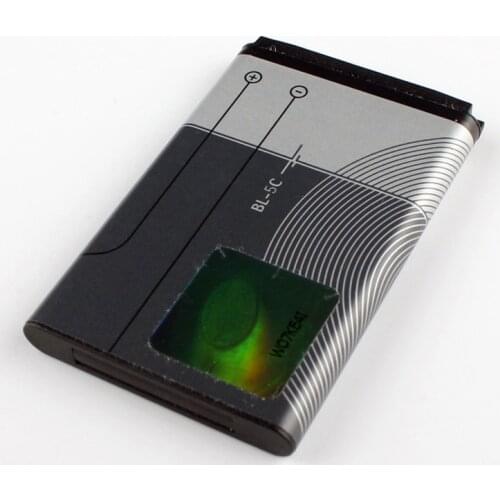 Original BL-5C phone battery for Nokia 1000 1010 1108 1110 1112 1116 E50 E60 N70 6680 2020 6267 BL5C 1020mAh