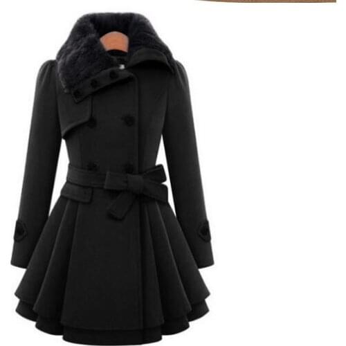BELLYQUEEN Women's Coats With A Belt
