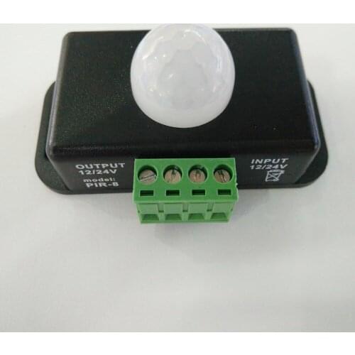 FREE DHL 20pcs/50pcs 12V/24V PIR Sensor Switch LED Motion Sensor PIR Cotroller for LED Strip Light