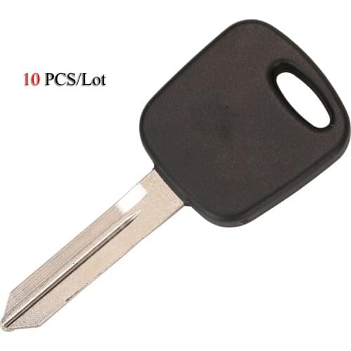 Kutery 10PCS/Lot Transponder Car Key Shell For Ford Escape Kuga Focus Mondeo Mustang With Uncut Blade Remote Key Cover Case