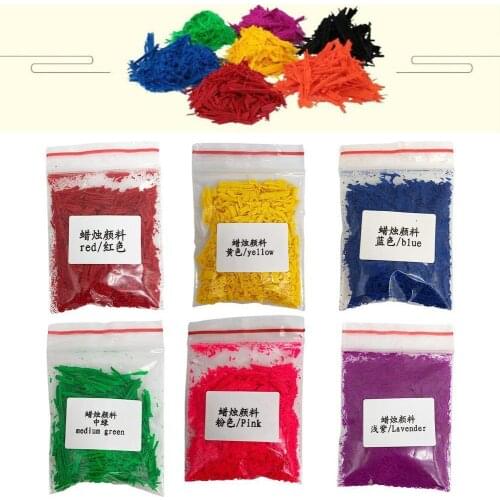 Color DIY Candle Wax Pigment Colorant Non-toxic Soy Pigment Candle Dye For Making Wax Candle Scented X2D8