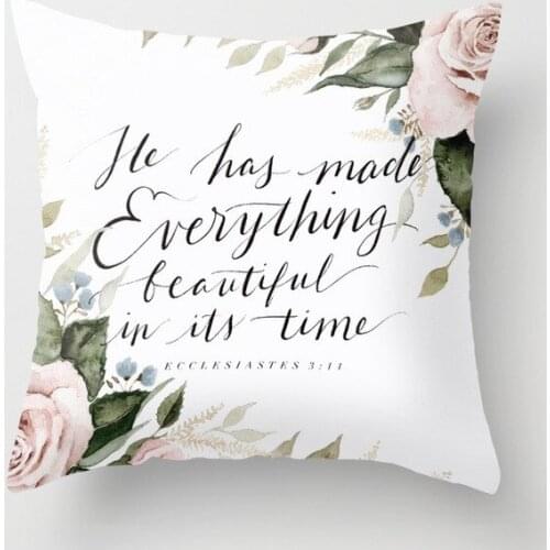 Cartoon Flower Series Polyester Pillowcases Home/Sofa/Car Decorative Pillowcases