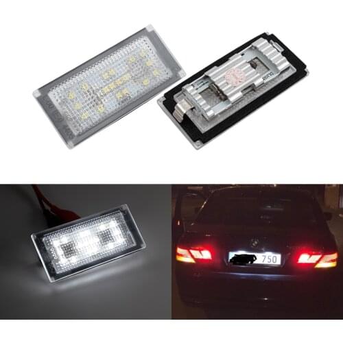 For BMW E66 E65 7-Series 745i 750i 760i 2006-2008 Error Free White SMD Led License Plate Light Lamp