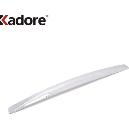 For Hyundai Accent 2011 2012 Sedan ABS Chrome Rear Trunk Lid Cover Trim Tail Gate Stirp Sticker Car Styling Accessories