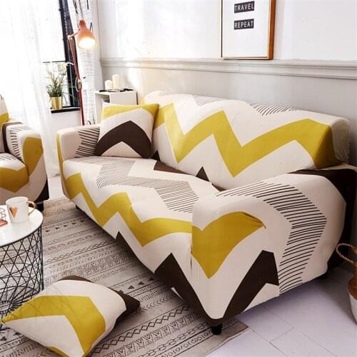 Spandex Elastic Sofa Cover Universal Modern Living Room Durable Protector All-inclusive 1/2/3/4-seater Slipcovers Couch Cover