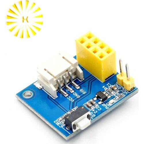 ESP8266 ESP-01 ESP-01S RGB LED Controller Adapter Module for Arduino IDE WS2812 Light Ring Christmas DIY DC 5V Connector