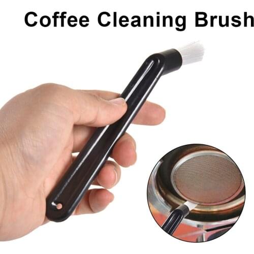 Coffee Brush Espresso Coffee Machine Cleaning Brush Machine Coffee Grime Cleaning Brush Plastic Handle Cleaner Tools