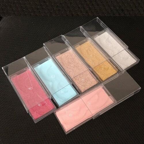 Eyelash Packaging Box Wholesale Clear Lashes Boxes Empty Eyelash Package Boxes Case 8-25mm Lashes Acrylic Plastic Trays Holder