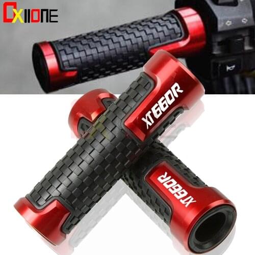 Motorcycle CNC Aluminum Accessories Anti-Skid Scooter Handle Grips 22mm Bar Hand Handlebar For YAMAHA XT660 R XT 660 R 2004-2017