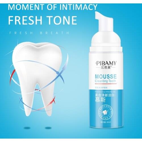 Teeth Whitening Cleansing Mousse Mint Breath Refreshing Spray Remove Stains Clean And Brighten Teeth Oral Care Tool TSLM1