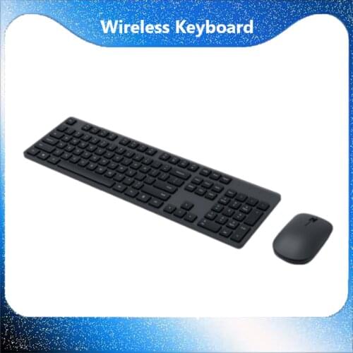 Xiaomi Wireless Keyboard & Mouse Set 2.4GHz Portable Multimedia Mi Mouse Keyboard Combo Notebook Laptop For Office Home