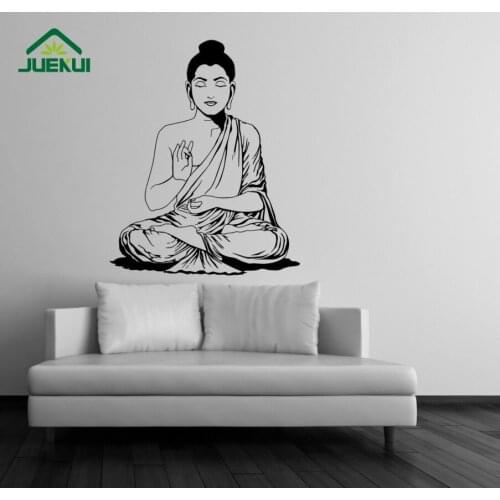 Buddha God Buddhism Stencil Art Gift Wall Stickers for Living Room Vinyl Removable Wall Decals Decoration Bedroom Murals K430