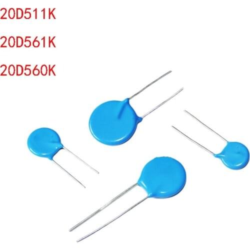 New 20D511K 511KD20 510V 20D561K 561KD20 20K561 560V 20D560K 56V 20MM20pcs/lot