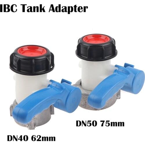 New IBC Tank Container Liters DN50 62mm To Export Male 2 Inch Garden Home Butterfly Valve Switch Accessories Tools 1000L 75mm