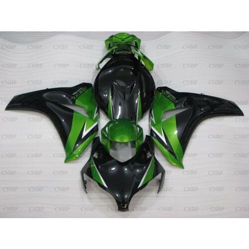 For Honda Cbr1000 RR 2008 - 2011 Abs Fairing CBR 1000 RR 2008 Fairing CBR1000 RR 2008 Black Green Fairing Kits
