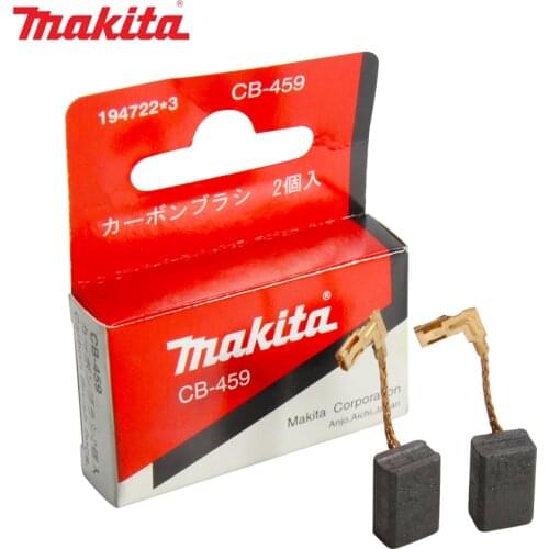 Original Makita Carbon Brushes CB459 Power Tools Spare Parts for Electric Motors 6x9x13mm CB458 CB461 GA4534 GA4530 Grinder