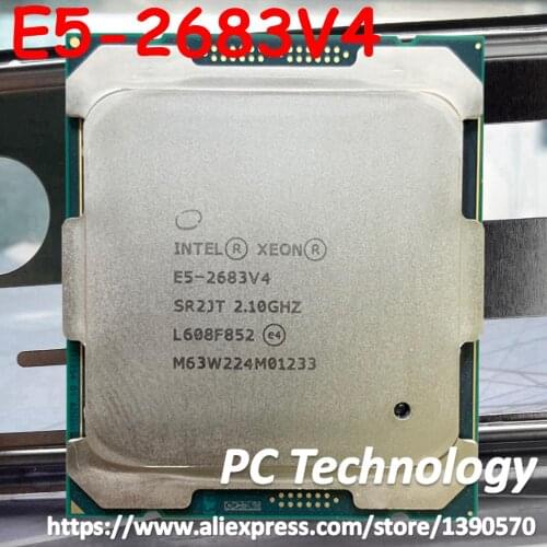 Original Intel Xeon processor E5-2683V4 QS version 2.10GHZ 16-Cores 40MB E5-2683 V4 E5 2683 V4 LGA2011-3 120W E5 2683V4