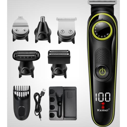 Professional facial body shaving machine for men electric shaver hair trimmer electric Razor rechargeable beard grooming set