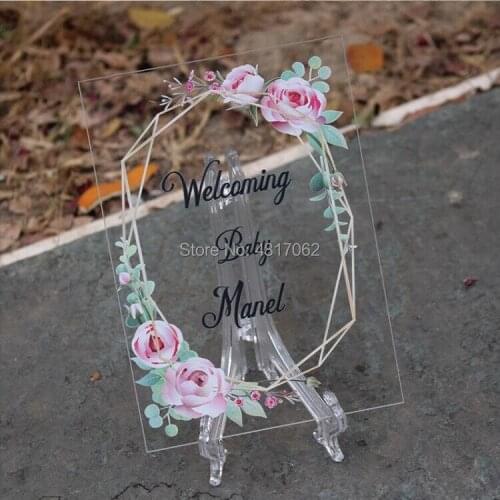 Transparent Acrylic Wedding Invitation Modern Mini Wax Seal Calligraphic Envelope Lining Invitation