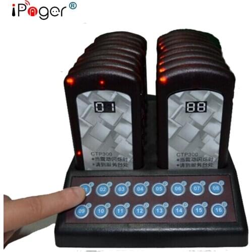 Fast Food Guest Paging System Restaurant Coaster Pager