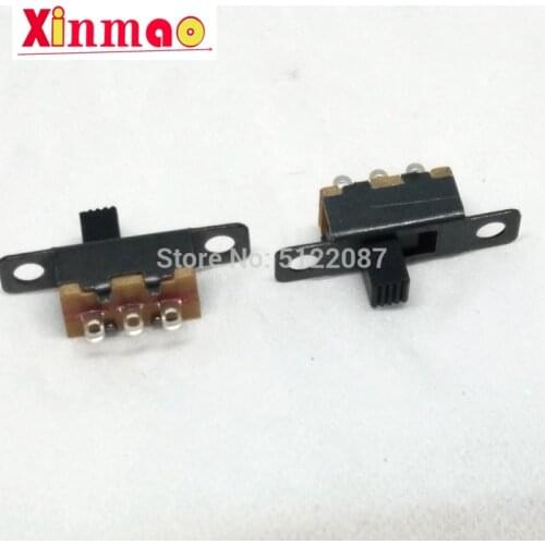 10Pcs SS12F15 SS12F15VG4 Toggle Switch 3PIN 1P2T Slide Switch Handle high 4mm SS-12F15 DIP3