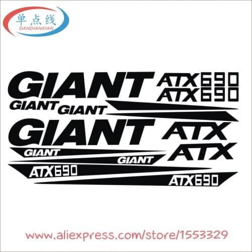 ATX 690 Mtb Sticker Frame Road Bike Mountainbike Cycling DIY Bike Decorative Stickers Bicycle Accessories Bike Reflective Decals