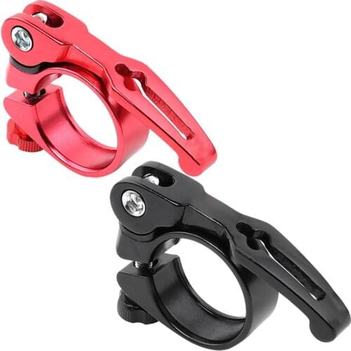 MTB Road Bicycle Seatpost Clamp Aluminum Alloy Mountain Bike Seatpost Clamp Quick Release Wear-resistant Bicycle Saddle Clip